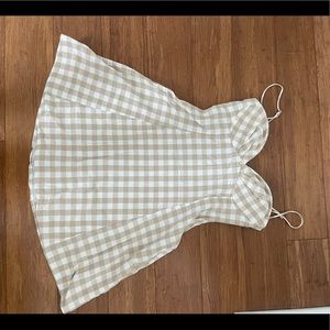 Zara gingham dress